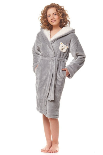 2152 L&L Szlafrok dziecięcy - sucha róża