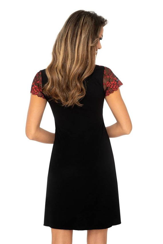 Mirella koszulka nocna Donna -czarny