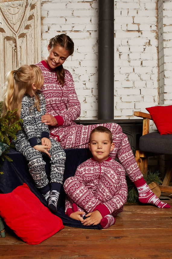 Alaska Kombinezon damski Italian Fashion- czerwony