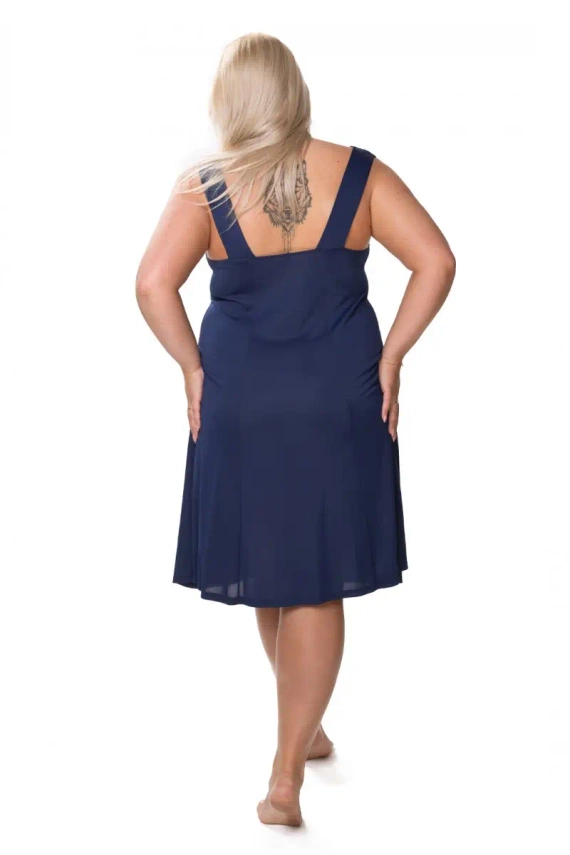 6350 Atena koszula nocna damska Mewa granatowy