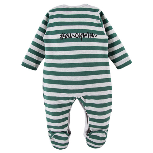 Ancymon Eevi Pajac 2-pak - szary/zielony