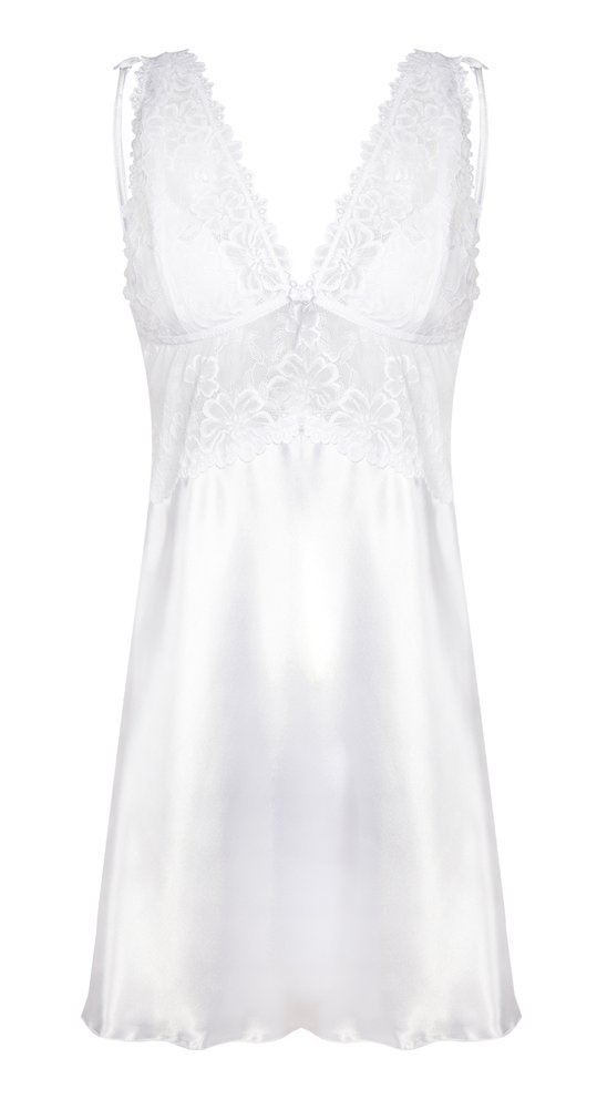 Alexandra Halka satynowa koszulka damska DKaren - biała