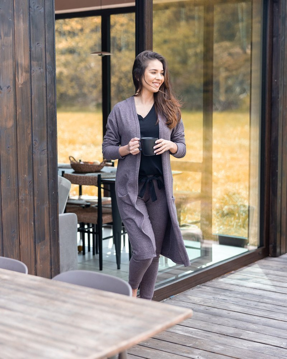 Milee Brown Kardigan Sensis -brown