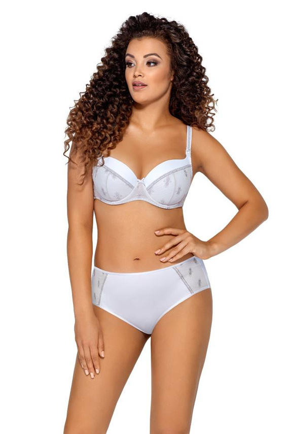 1980 K Półusztywniany Biustonosz do karmienia Ava - biały