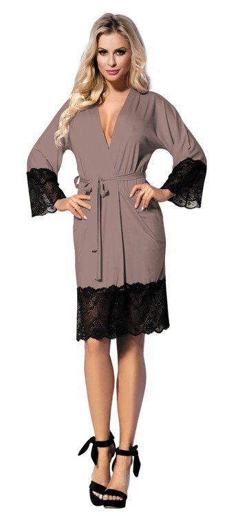 Jasmin Podomka Szlafrok Damski Dkaren - czerwony