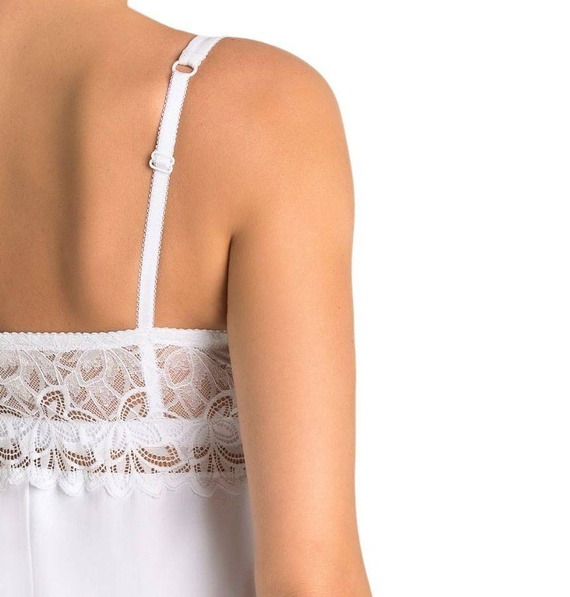 2813 Esso koszula nocna na ramiączkach Teyli - biały