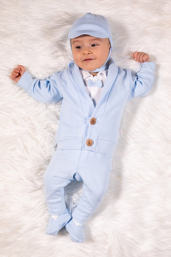 Komplet 5-częściowy nadruk 169400 "Mix" Nicol - niebieski