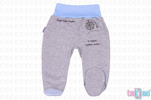 Półśpiochy bawełniane "BIKE" ecru