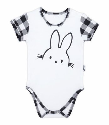 Body z krótkim rękawem 163370 "Bunny Kratka" Nicol