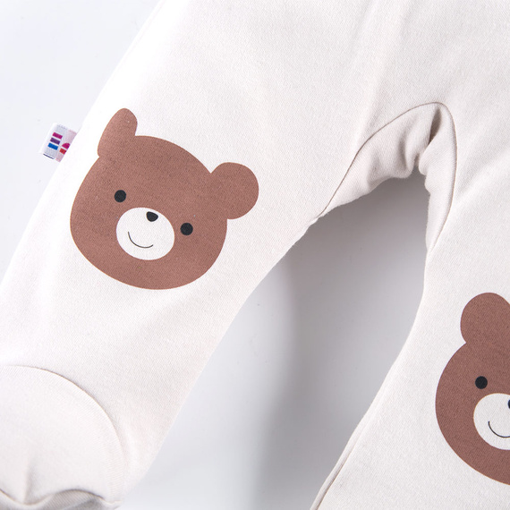 Cars & Bears Eevi Półśpiochy niemowlęce ecru