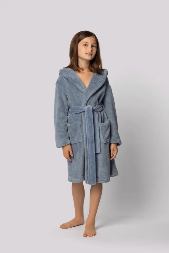 Bear szlafrok dziecięcy Kids Envie blue