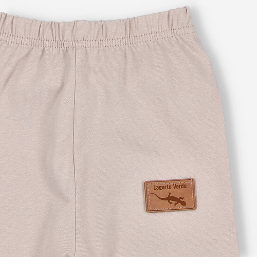 KAR-0041/ECR Legginsy dziewczęce Lagarto Verde ecru