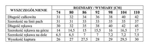 Bluza z kapturem "Stay Green" Pinokio - grafit druk