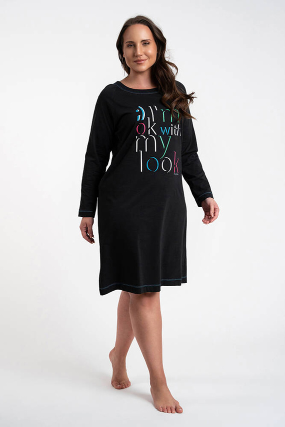 Olza koszula nocna Italian Fashion - czarny