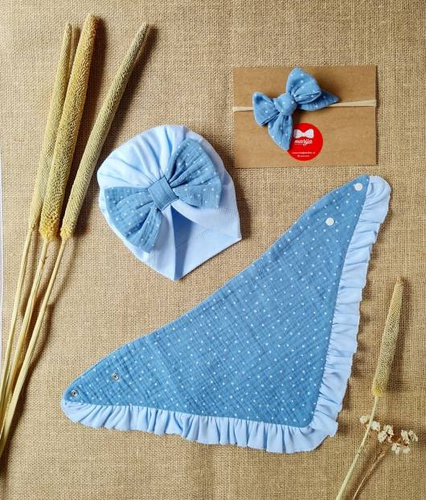 3016MS Sophie Opaska niemowlęca supełek muślin Marija