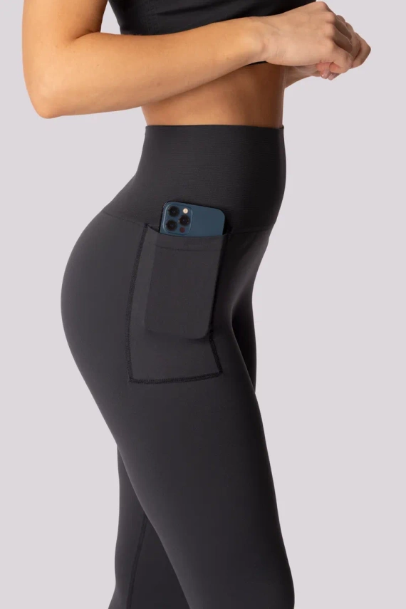 Base legginsy damskie Mona szary