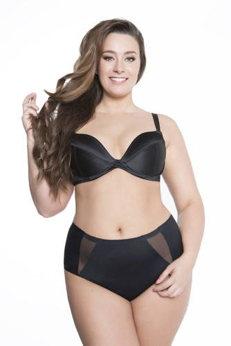 Pearl Panty Figi damskie Julimex - czarne