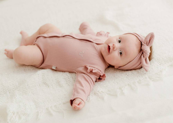 Basic Koala Body rozpinane - różowe
