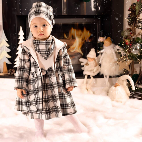 Płaszczyk dresowy 163685 "Magia Świąt" Nicol