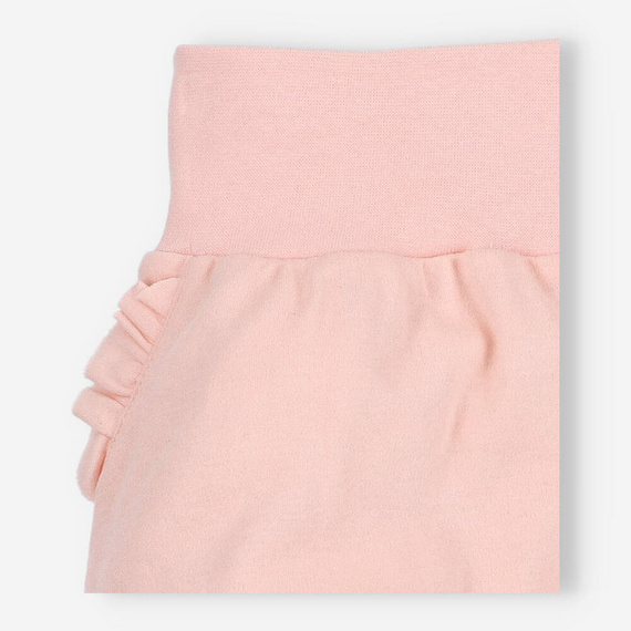 Flowers Spodnie dresowe z bawełny organicznej Nini łososiowy