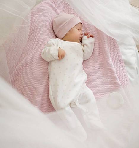 Lovely Day Pinokio Pajac niemowlęcy wiązany - rose ecru