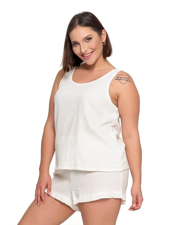 PDD4100-010 Piżama damska Moraj - biały