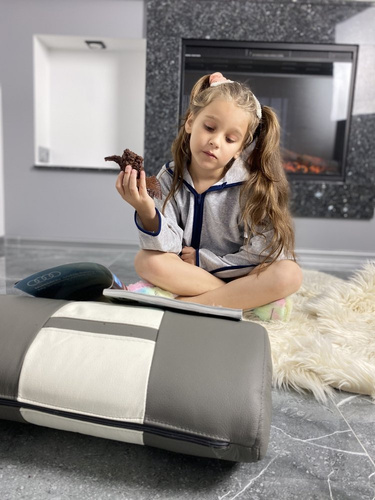 374 / 375 Desiree Szlafrok dziecięcy - szary