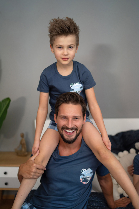 4416 Piżama Męska Doctor Nap - deep blue