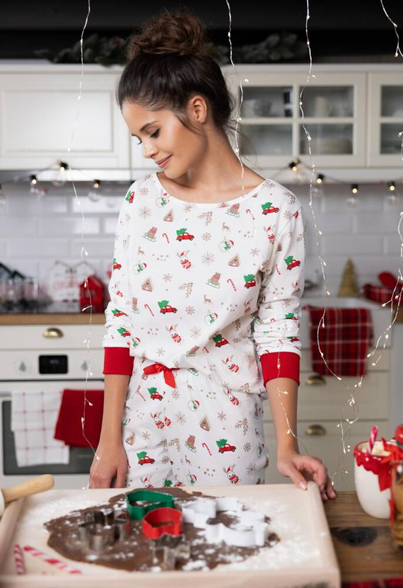 Samantha Piżama damska Sensis -ecru