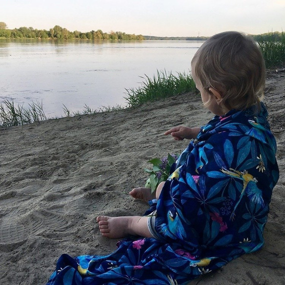 Otulacz 100% Bamboo Ornithology - Makaszka