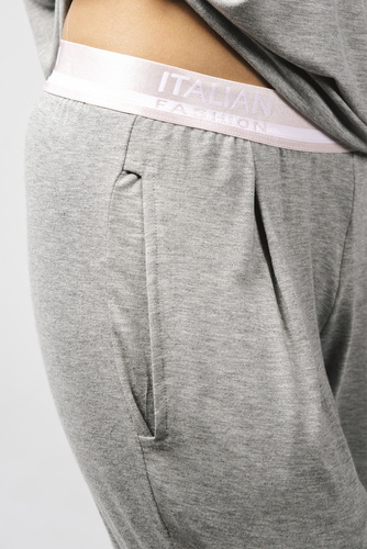 Styl Komplet Damski 3/4rękaw, dł.spodnie Italian Fashion melanż