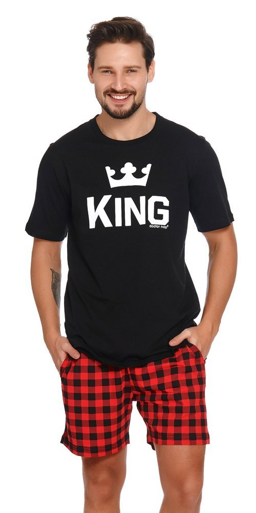 9952 Piżama Męska Doctor Nap - red