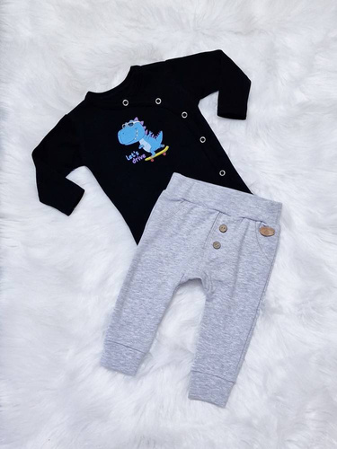 Let's Drive Bambarillo Body z długim rękawem kopertowe czarny