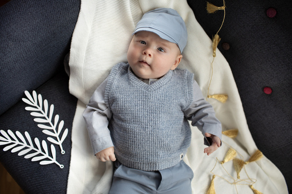 Charlie Pinokio Czapka chłopięca z daszkiem - niebieski