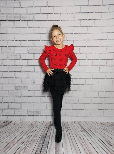 Love Bambarillo Bluzka z długim rękawem czerwony