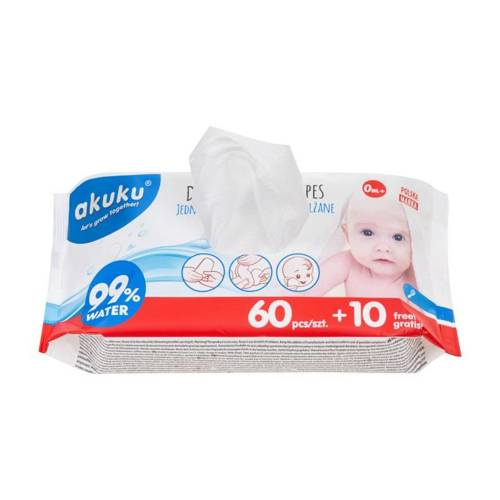 ALA0031 Jednorazowe chusteczki nawilżające Akuku 