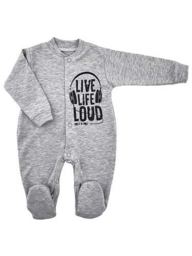 "Music" Terjan Pajac bawełniany - szary