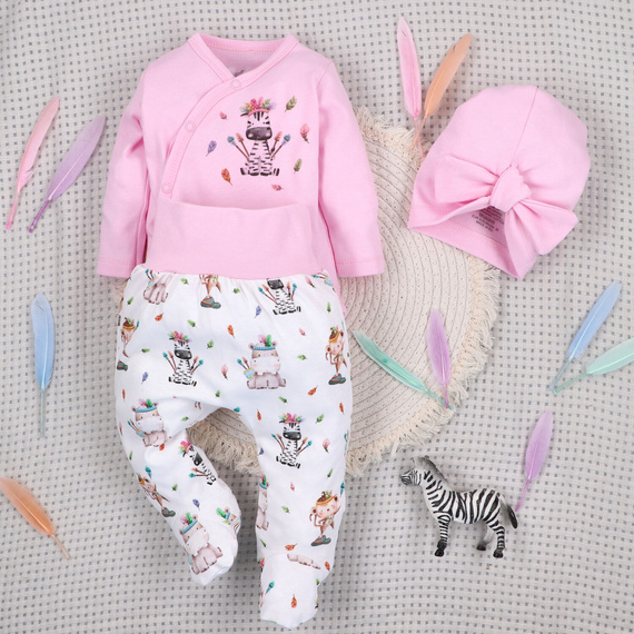 ABN-5542 Półśpiochy niemowlęce Happy Animals Nini z bawełny organicznej – komfort, bezpieczeństwo, ekologiczne