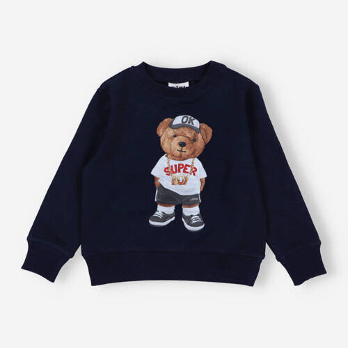 AST-0010/GRA Bluza dresowa dla chłopca Nini granatowy