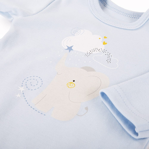 Mellow Ewa Klucze Body z długim rękawem - niebieski