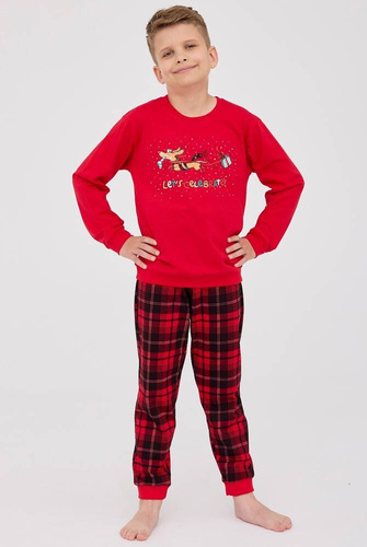 593/156 966/156 Celebrate Piżama chłopięca Cornette czerwony
