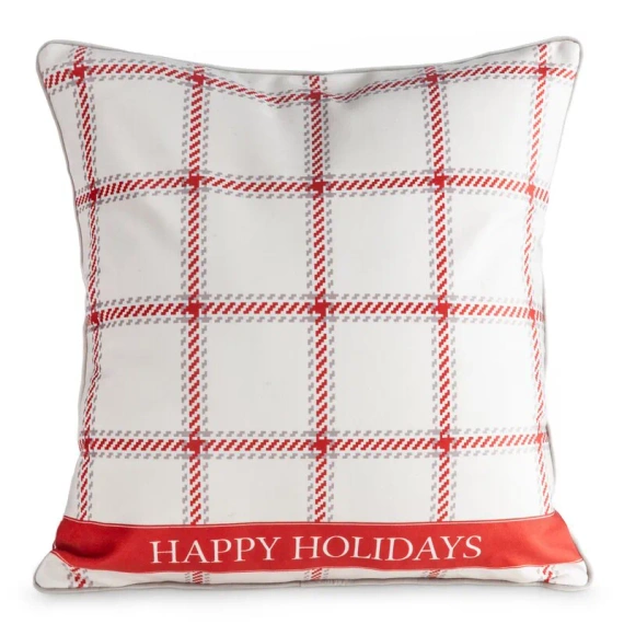 Clark Poszewka świąteczna Happy Holidays Eurofirany beżowy