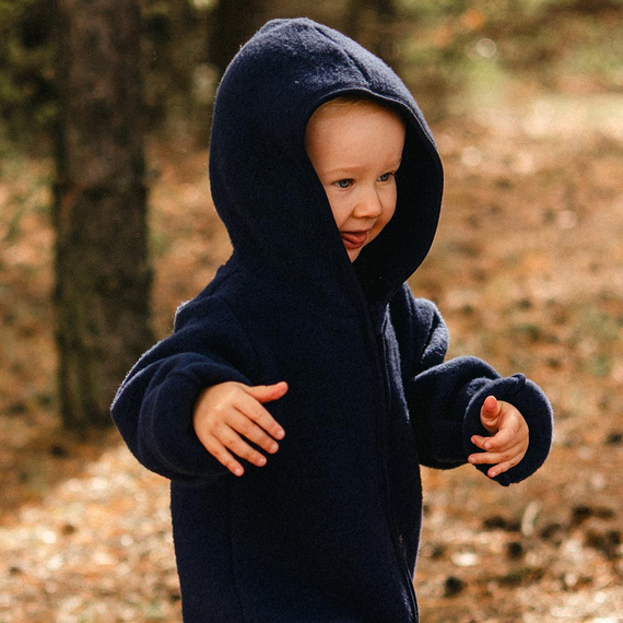 Mellow Eevi Pajac z kapturem - różowy