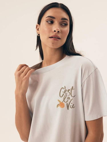 42684 Naranja Piżama Damska Henderson - pale blue