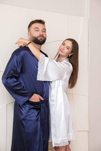 Sauda Podomka Szlafrok Damski Dkaren - biały