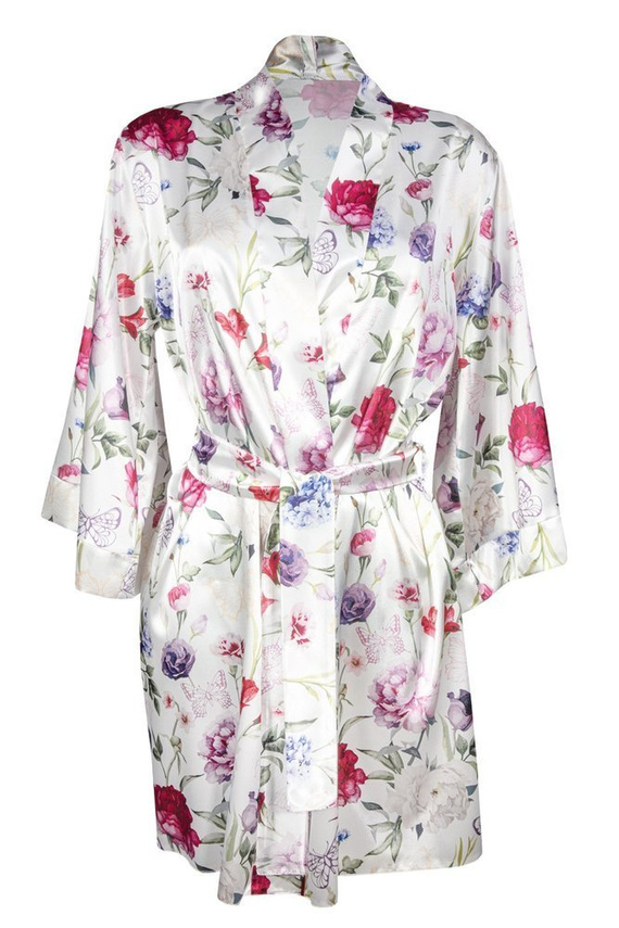 DK-P Flowers Podomka damska DKaren - biały 005