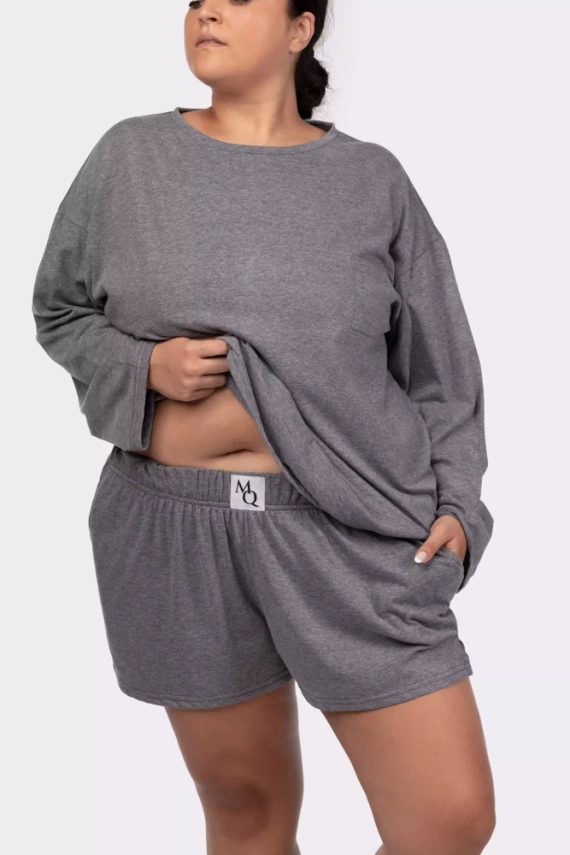 Joy longsleeve Piżama damska Mona melange
