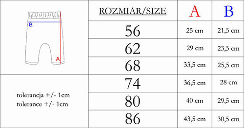 Spodnie niemowlęce 212016 Tola Nicol