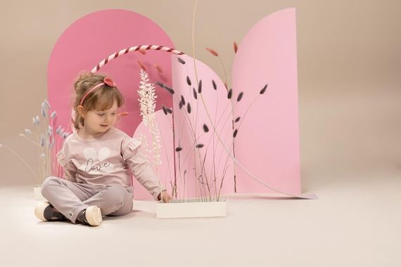 Happiness Pinokio Bluzka wciągana dla dziewczynki - róż