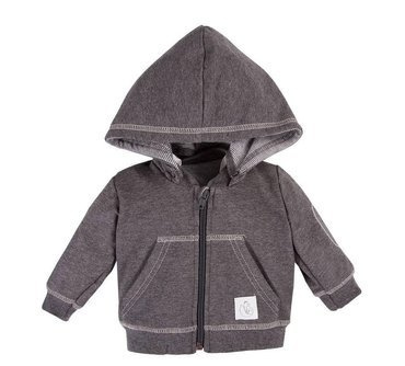 UNIQUE Ewa Klucze Bluza rozpinana z kieszeniami - grafit